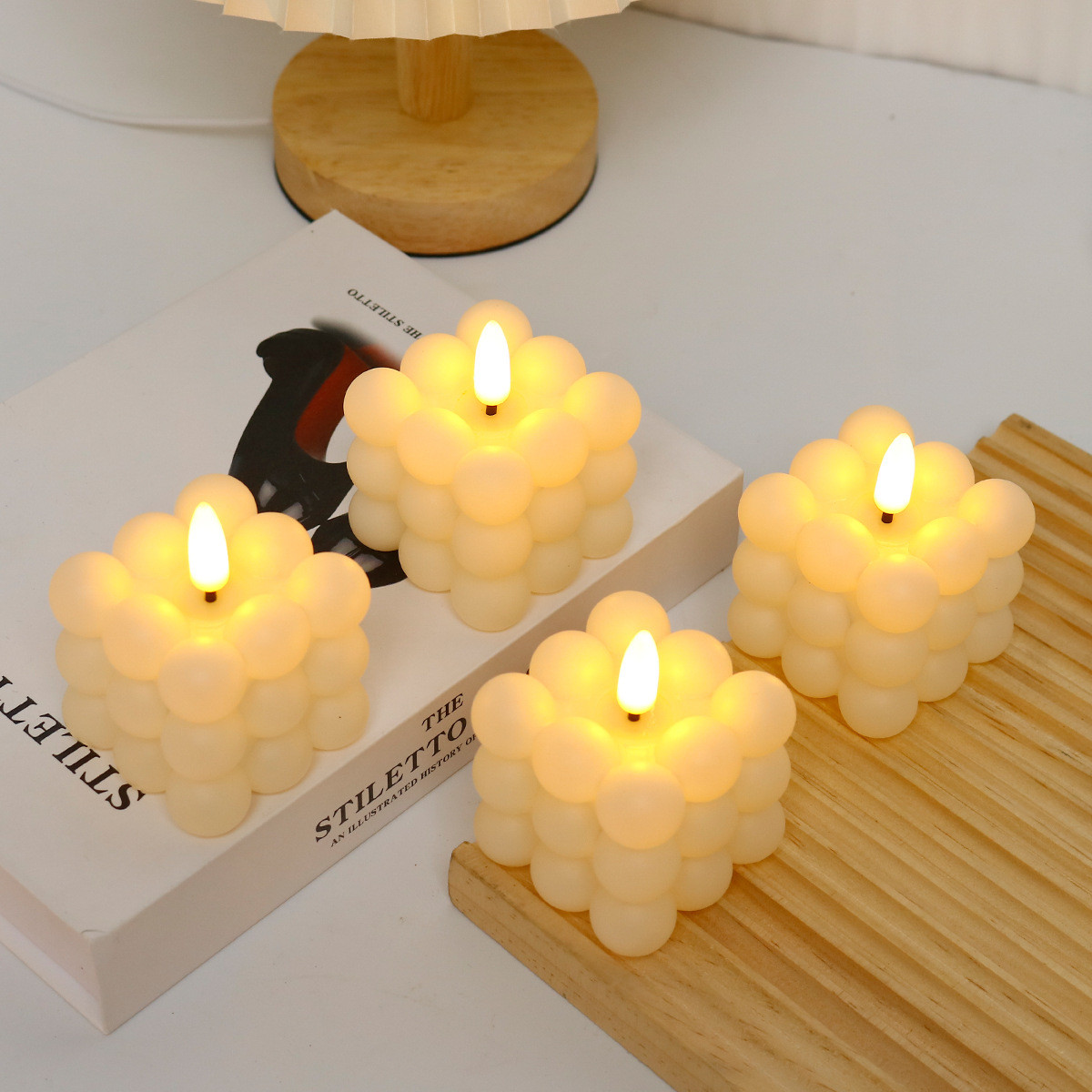 Led Candle  Cube for Wedding,  - Photography Lighting 评论和价格